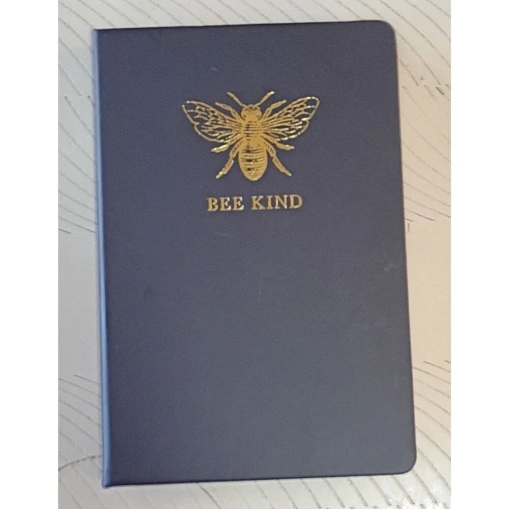 PlanAhead Bee Kind Faux Leather Hardcover Lined Journal Notebook